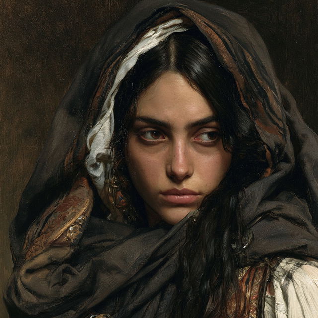 Anselm Feuerbach style, Midjourney V8.2, render 2 of 4