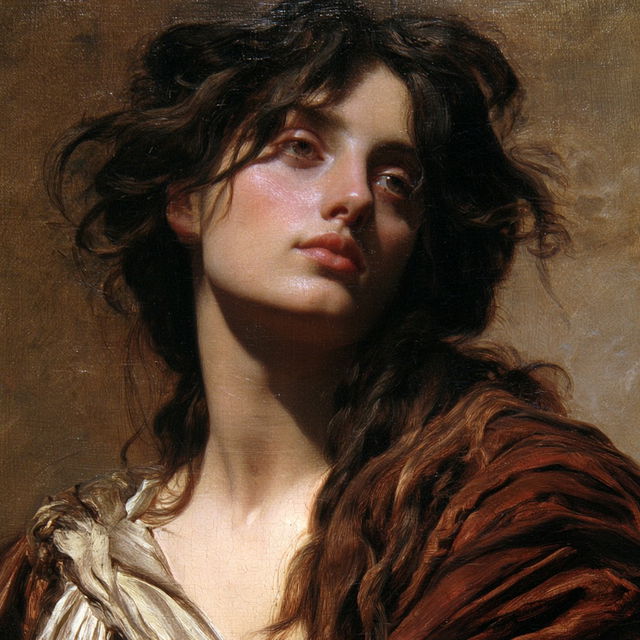 Anselm Feuerbach style, Midjourney V8.2, render 1 of 4
