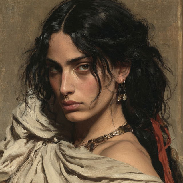 Anselm Feuerbach style, Midjourney V8.2, render 3 of 4