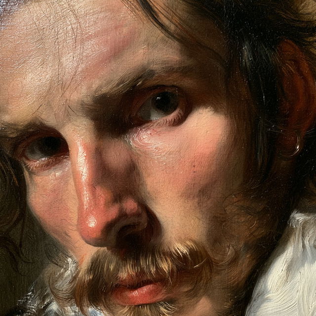 Anthony van Dyck style, Midjourney V8.2, render 4 of 4