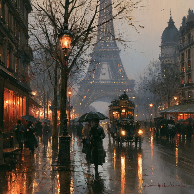 Antoine Blanchard style, Midjourney V8.2, render 1 of 4
