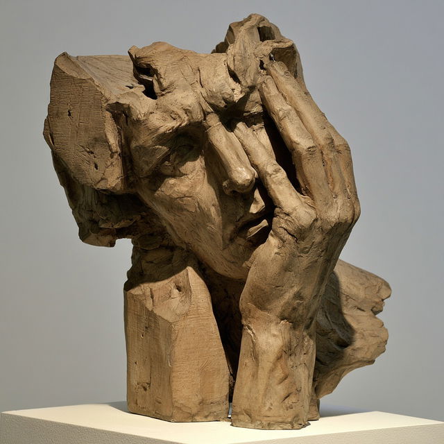 Antoine Bourdelle style, Midjourney V8.2, render 3 of 4