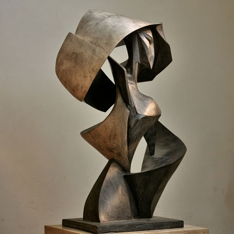 Antoine Pevsner style (Sculptors), Midjourney V8.2
