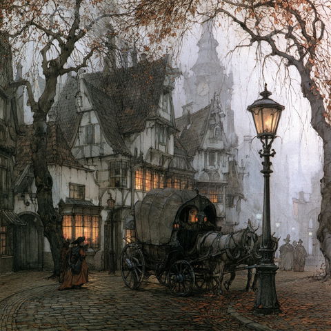 Anton Pieck style (Painters), Midjourney V8.2