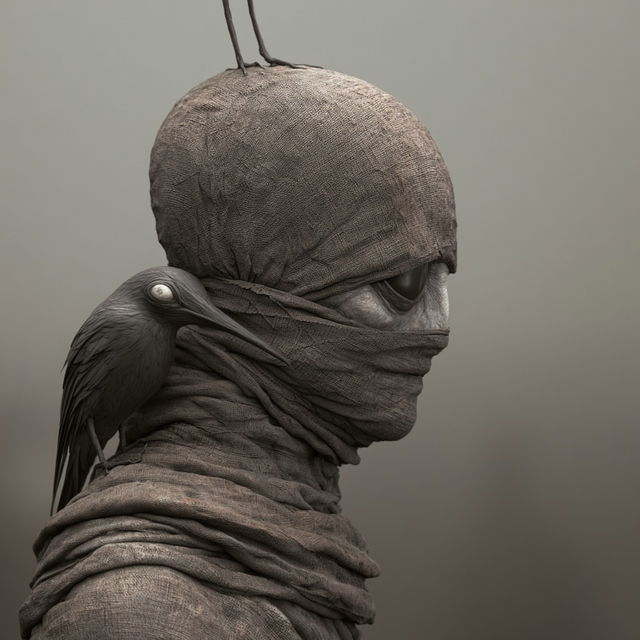 Anton Semenov style, Midjourney V8.2, render 2 of 4