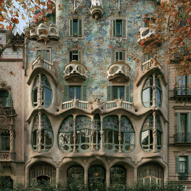 Antoni Gaudi style, Midjourney V8.2, render 3 of 4