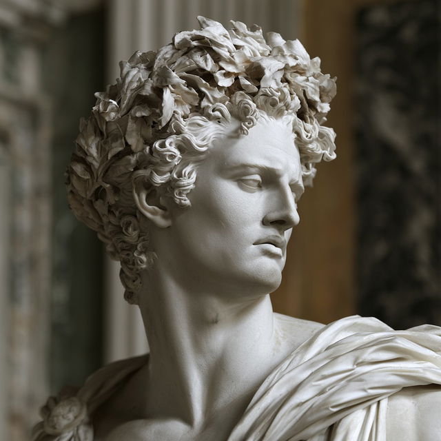 Antonio Canova style, Midjourney V8.2, render 1 of 4