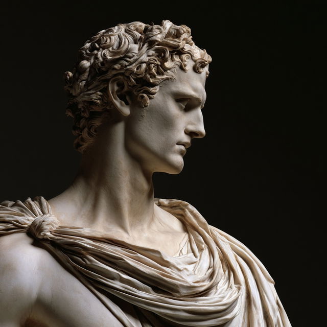 Antonio Canova style, Midjourney V8.2, render 4 of 4