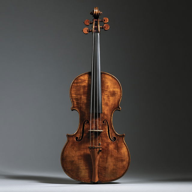 Antonio Stradivari style, Midjourney V8.2, render 3 of 4