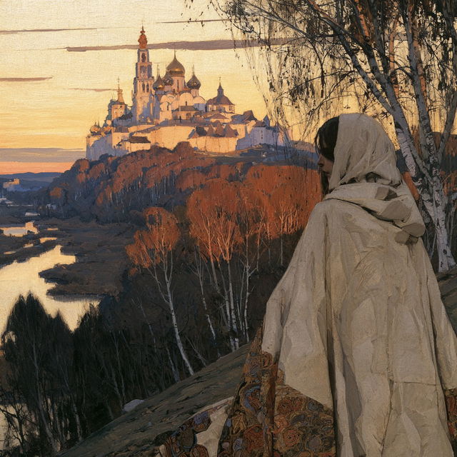 Apollinary Vasnetsov style, Midjourney V8.2, render 3 of 4