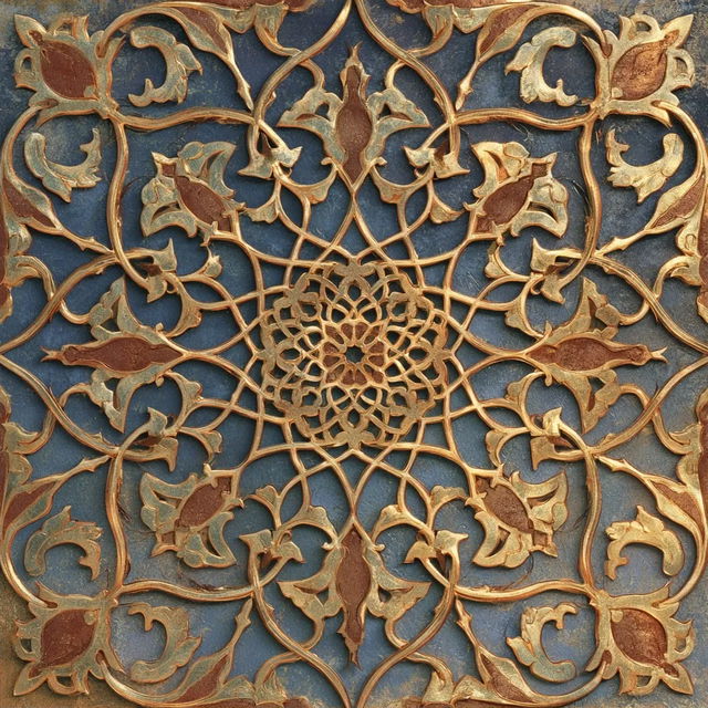 Arabesque style, Midjourney V8.2, render 2 of 4