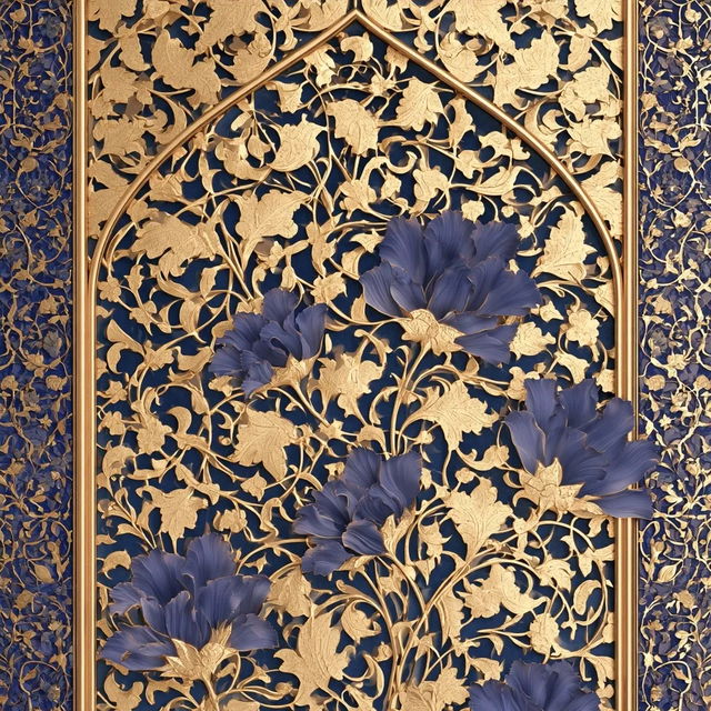 Arabesque style, Midjourney V8.2, render 4 of 4