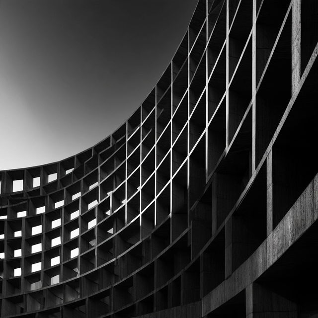 Architectural photography style, Midjourney V8.2, render 2 of 4