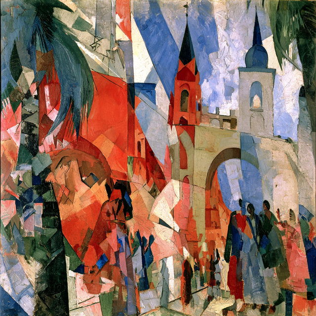 Aristarkh Lentulov style, Midjourney V8.2, render 3 of 4