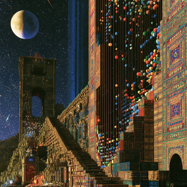 Arkanoid style, Midjourney V8.2, render 3 of 4