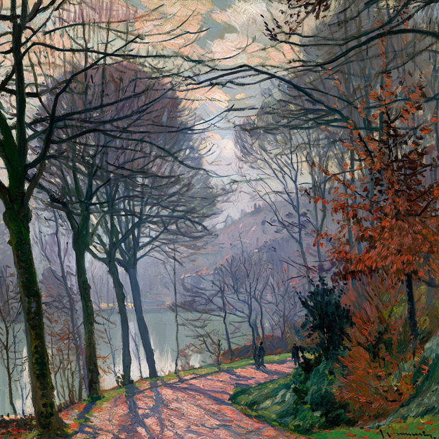Armand Guillaumin style, Midjourney V8.2, render 1 of 4