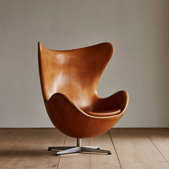Arne Jacobsen style, Midjourney V8.2, render 4 of 4