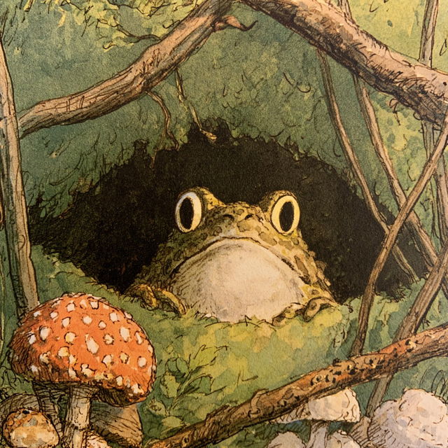 Arnold Lobel style, Midjourney V8.2, render 3 of 4