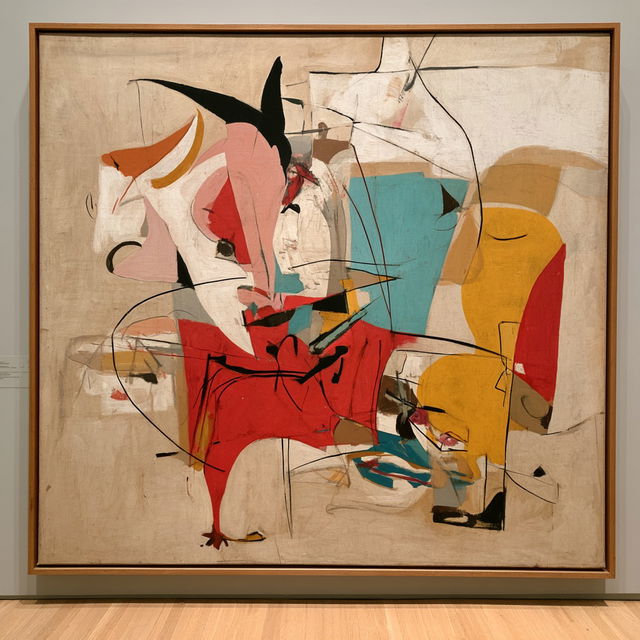 Arshile Gorky style, Midjourney V8.2, render 3 of 4