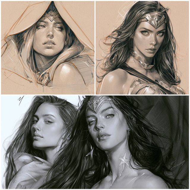 Artgerm style, Midjourney V8.2, render 4 of 4