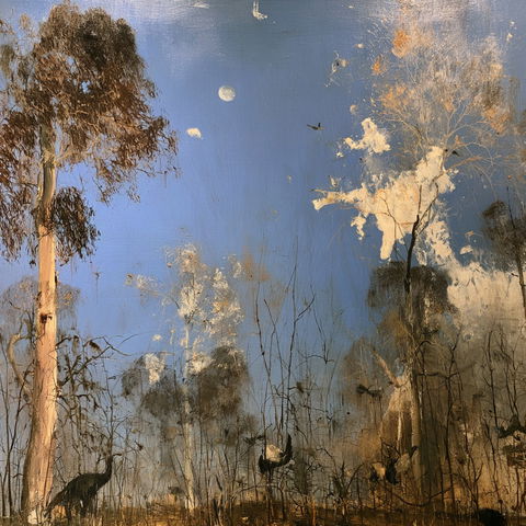 Arthur Boyd style (Painters), Midjourney V8.2