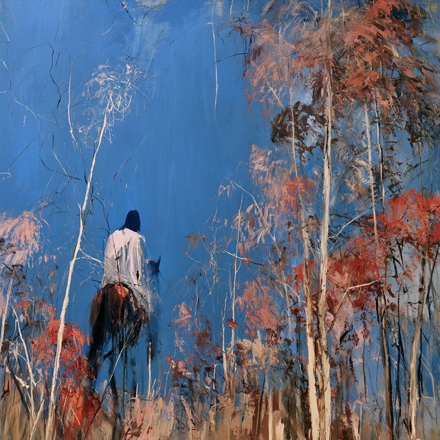 Arthur Boyd style, Midjourney V8.2, render 3 of 4