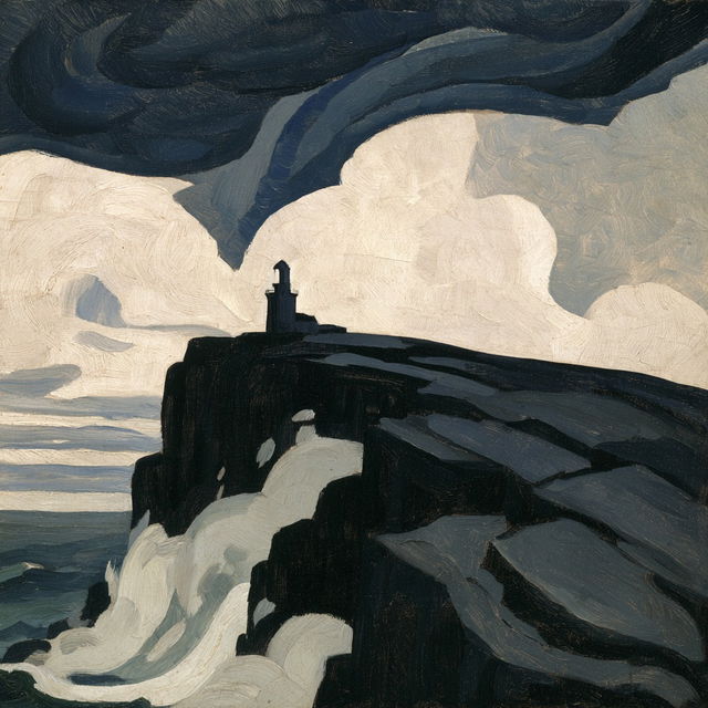 Arthur Dove style, Midjourney V8.2, render 4 of 4