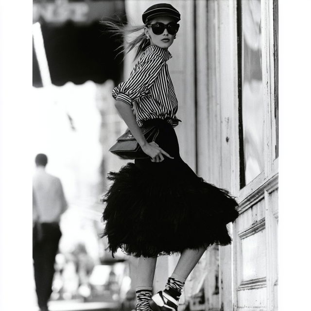 Arthur Elgort style, Midjourney V8.2, render 1 of 4