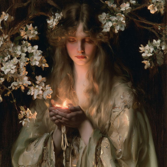 Arthur Hacker style, Midjourney V8.2, render 4 of 4