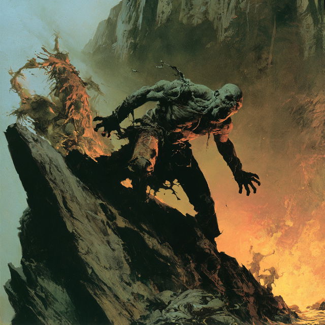 Arthur Suydam style, Midjourney V8.2, render 1 of 4