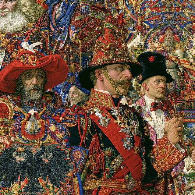 Arthur Szyk style, Midjourney V8.2, render 2 of 4