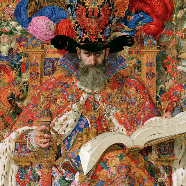 Arthur Szyk style, Midjourney V8.2, render 3 of 4
