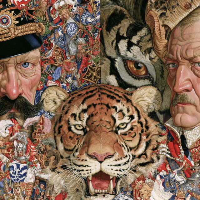Arthur Szyk style, Midjourney V8.2, render 1 of 4