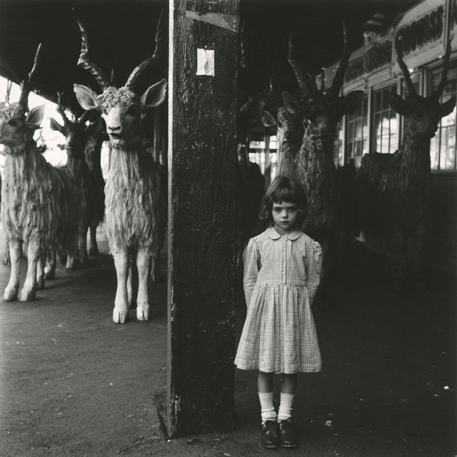 Arthur Tress style, Midjourney V8.2, render 4 of 4
