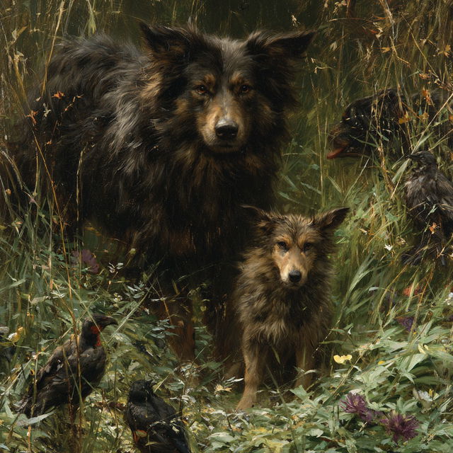 Arthur Wardle style, Midjourney V8.2, render 2 of 4