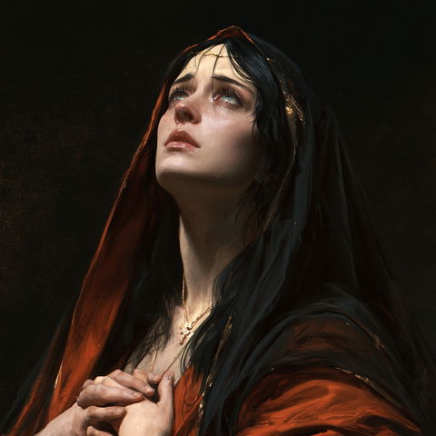 Ary Scheffer style (Painters), Midjourney V8.2
