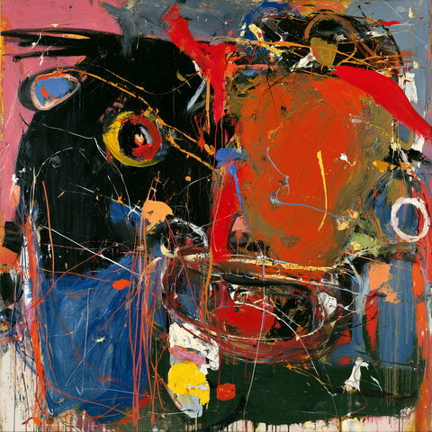 Asger Jorn style (Painters), Midjourney V8.2