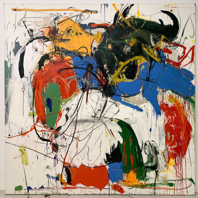 Asger Jorn style, Midjourney V8.2, render 3 of 4