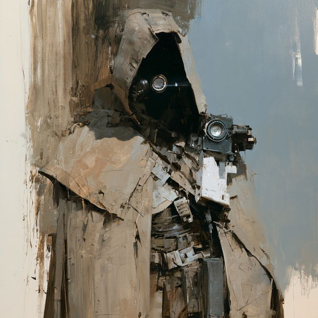 Ashley Wood style, Midjourney V8.2, render 2 of 4