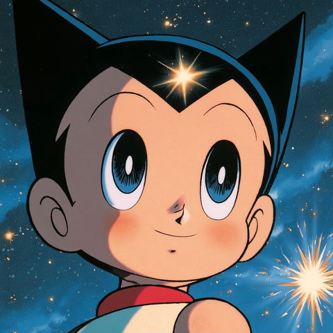 Astro Boy style (Titles), Midjourney V8.2