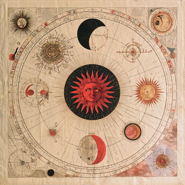 Astrological chart style, Midjourney V8.2, render 3 of 4