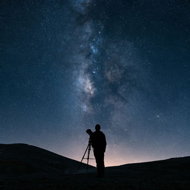 Astrophotography style, Midjourney V8.2, render 4 of 4