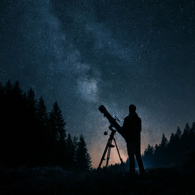 Astrophotography style, Midjourney V8.2, render 3 of 4