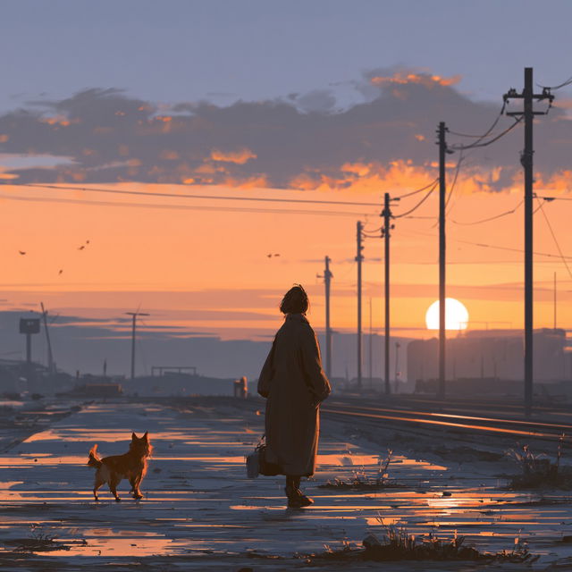 Atey Ghailan style, Midjourney V8.2, render 3 of 4