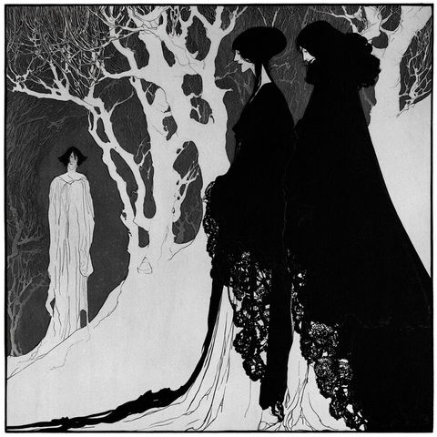 Aubrey Beardsley style (Illustrators), Midjourney V8.2