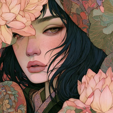 Audrey Kawasaki style (Painters), Midjourney V8.2