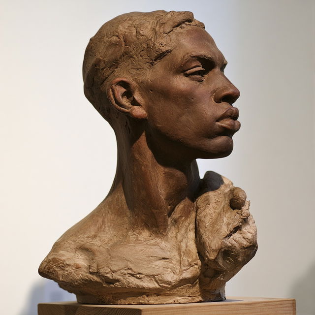 Augusta Savage style, Midjourney V8.2, render 3 of 4