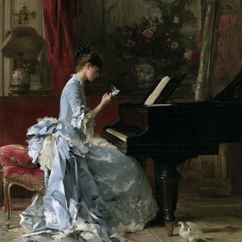 Auguste Toulmouche style (Painters), Midjourney V8.2