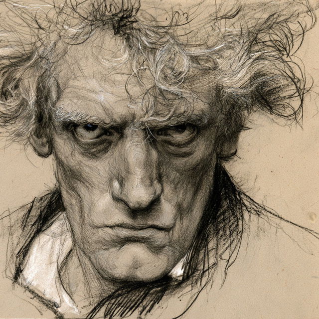 Austin Osman Spare style, Midjourney V8.2, render 4 of 4