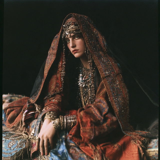 Autochrome print style, Midjourney V8.2, render 1 of 4